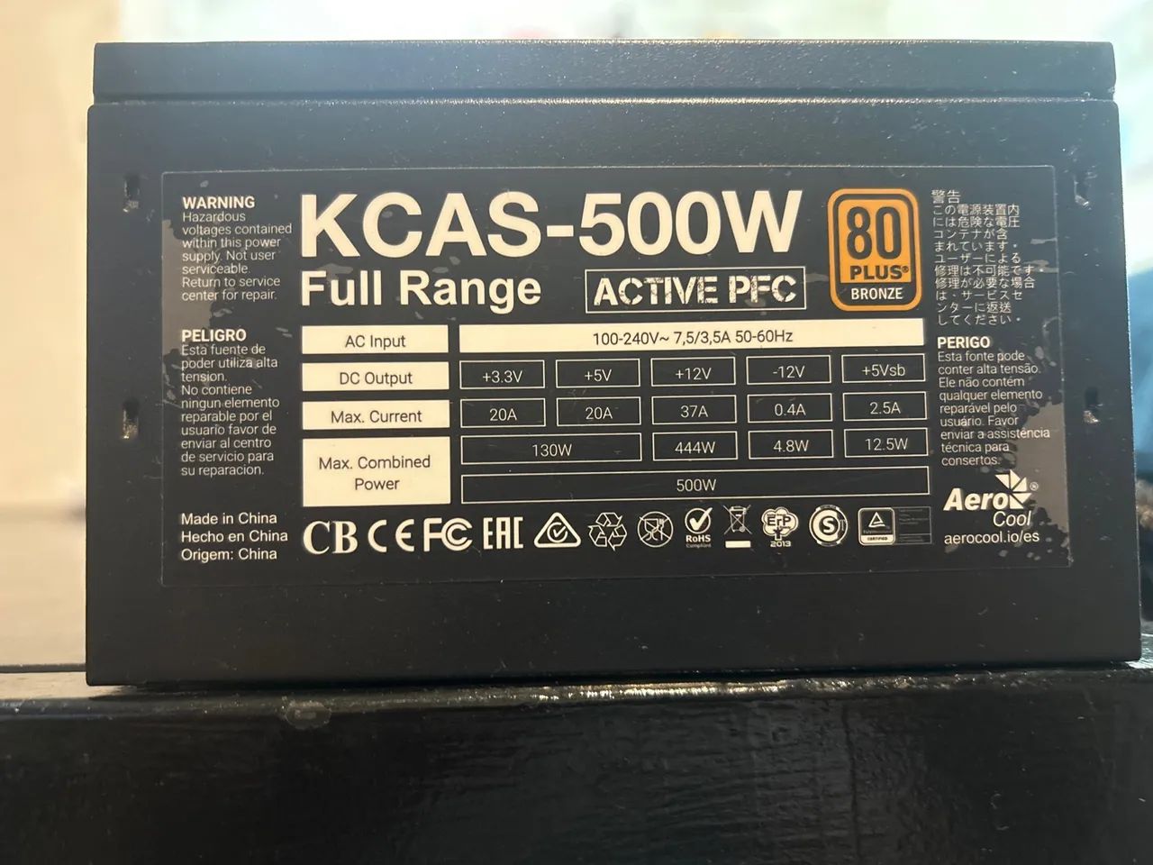 Fonte Kcas-500w Plus Bronze - Foto 3