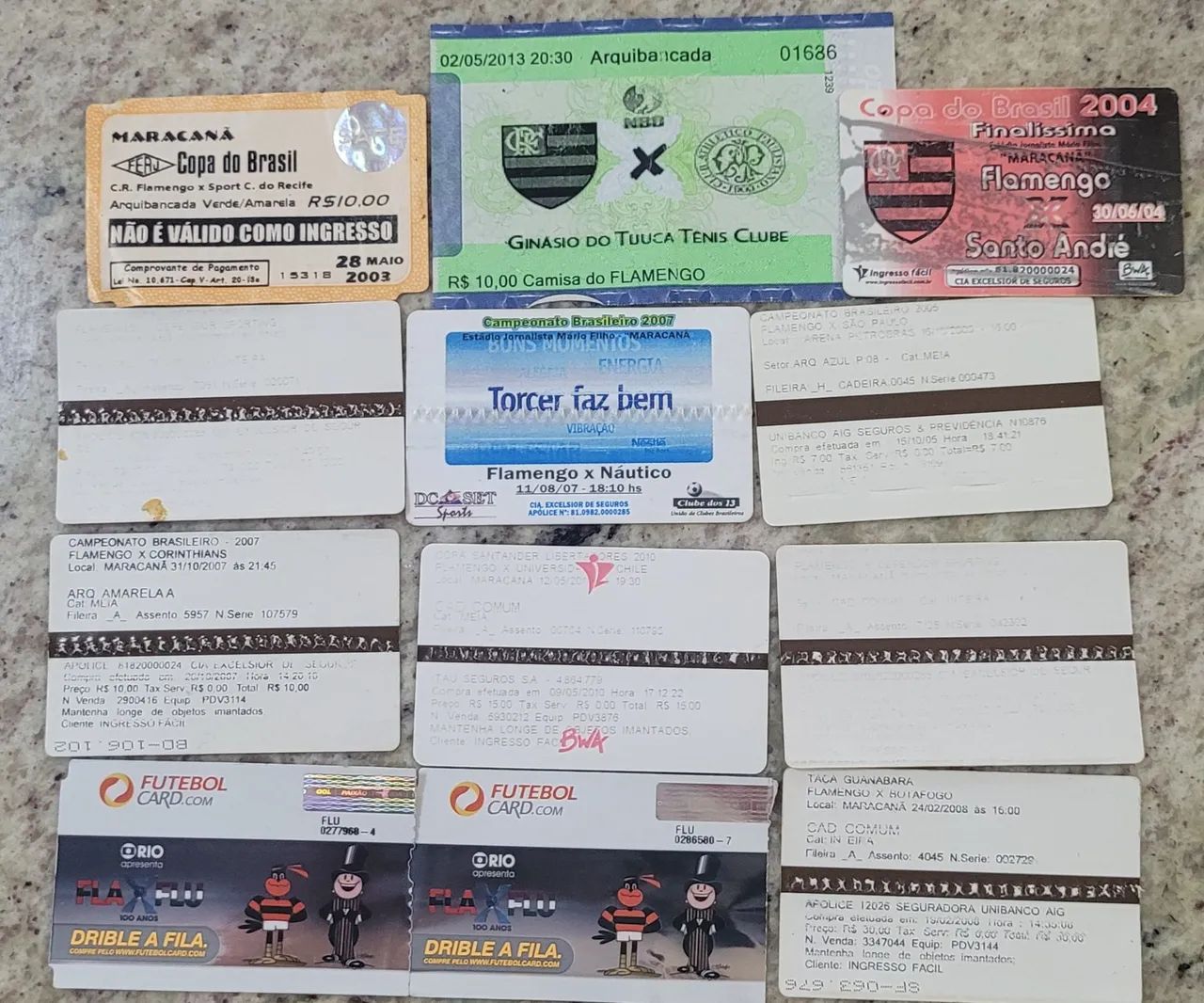 Ingressos antigos flamengo  - Foto 2