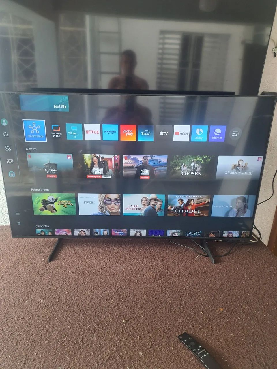 TV SMART SANSUNG 4K 50 POLEGADAS TUDO EM UM FUNCIONANDO PERFEITAMENTE ACEITO CARTÃO 