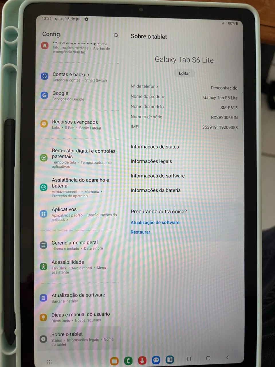Galaxy Tab S6 Lite 64GB 4GB SM-P615 - Foto 2