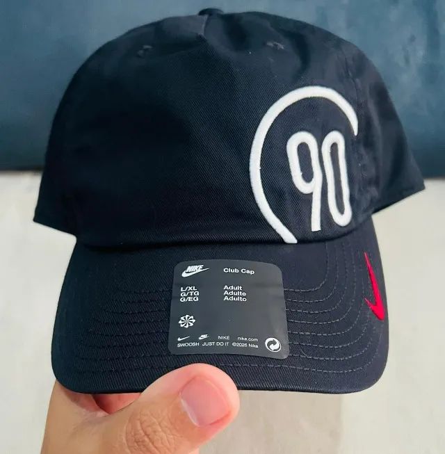 Boné Nike Total 90 Black White 100% Original - Foto 4
