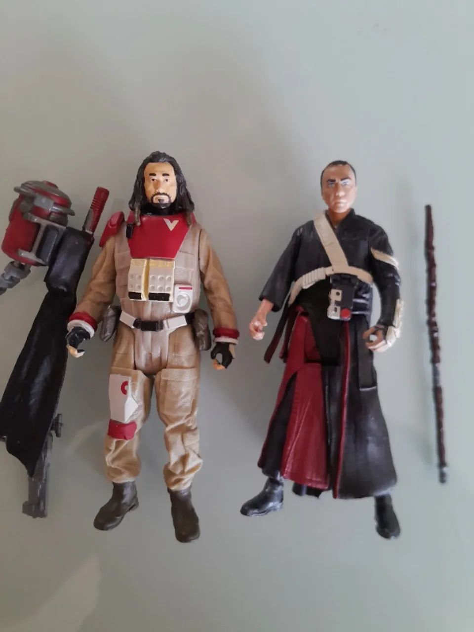 Lote 2 figuras ROGUE ONE star wars escala 1/18 12cm