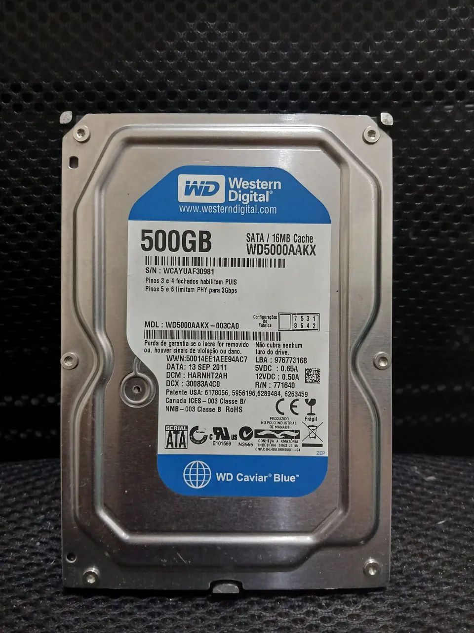 HD SATA 500GB