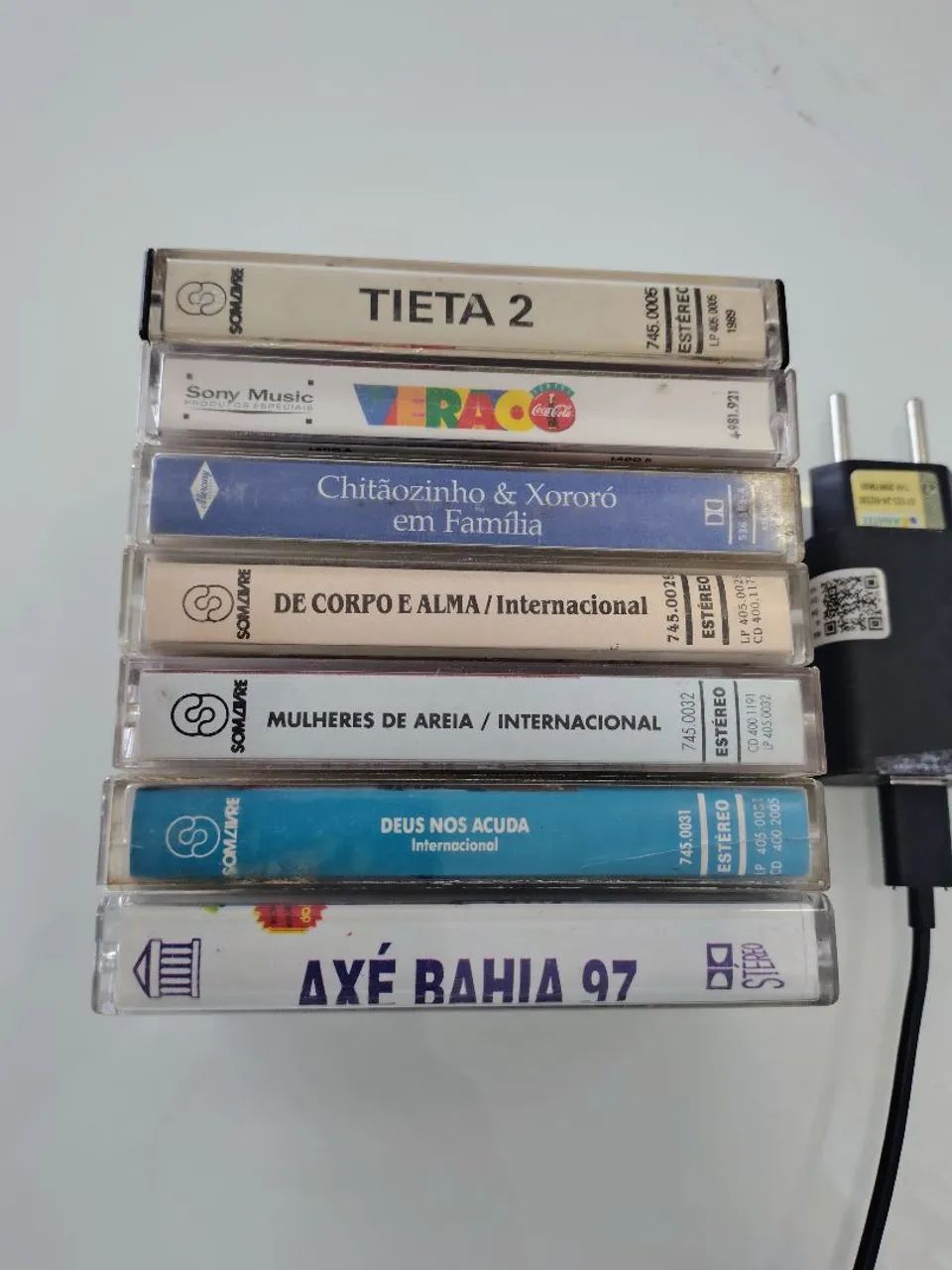 Fitas K7 originais novalas e outros. 