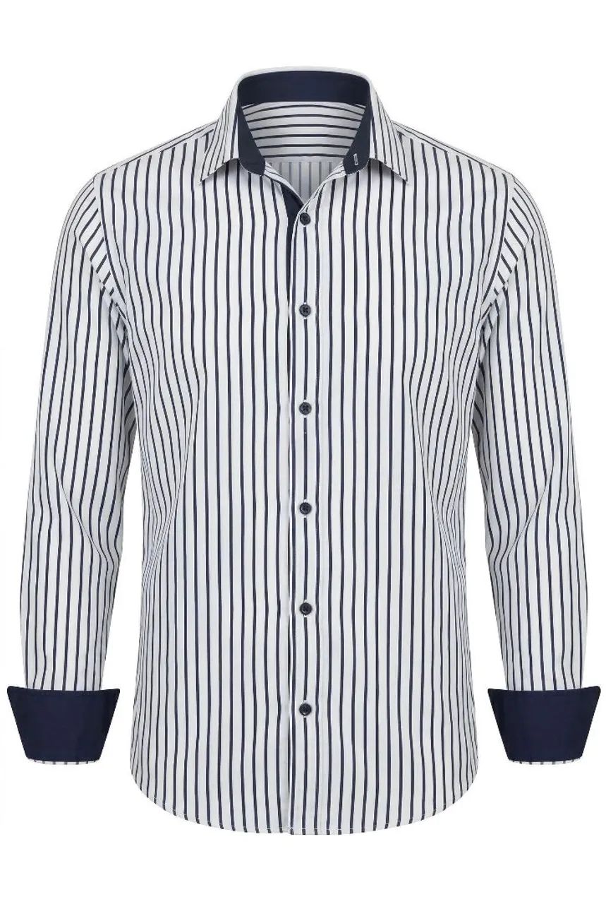 Camisa masculina slim fit