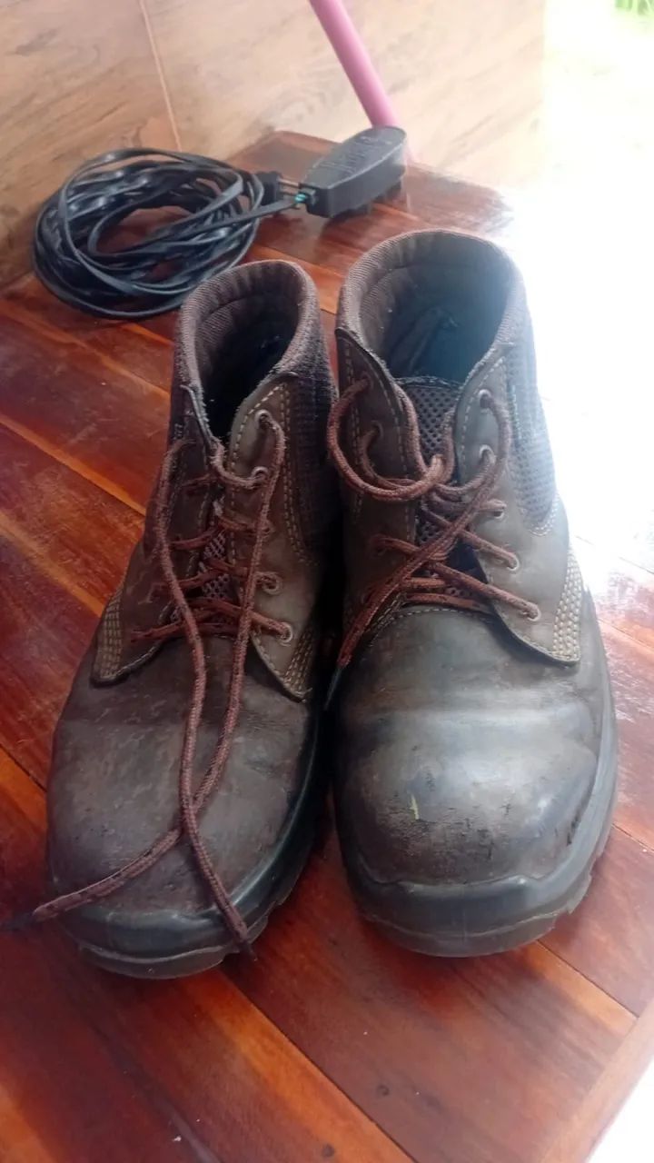 Bota bico de aço (DE COURO) - Foto 3