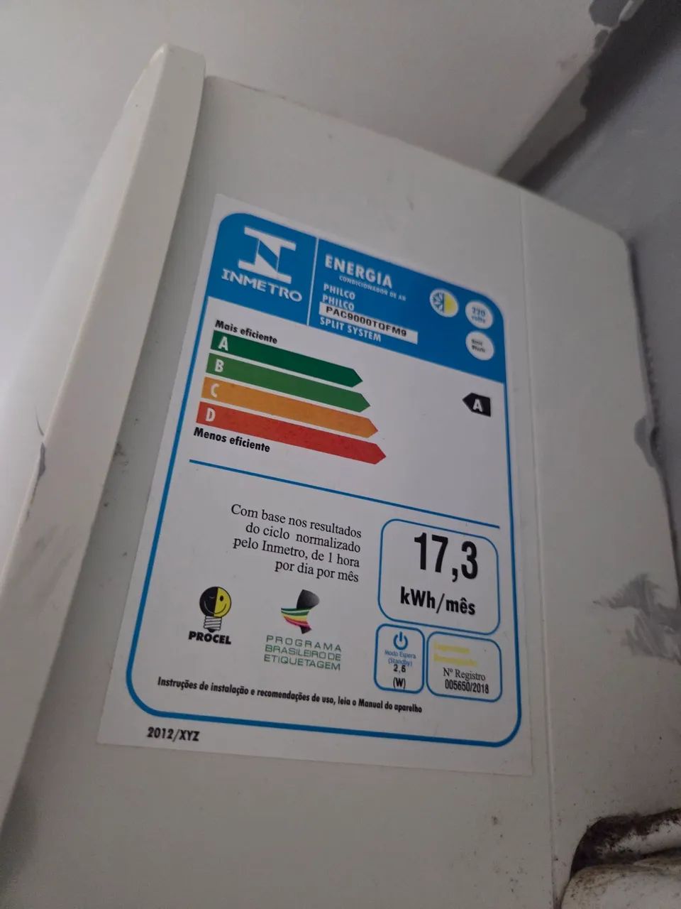 Ar condicionado 9000 BTUs - Foto 2