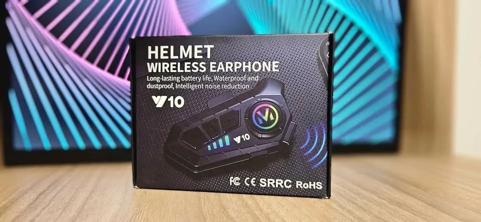 Fone Bluetooth Para Capacete Moto Y10 Com Microfone - Foto 4