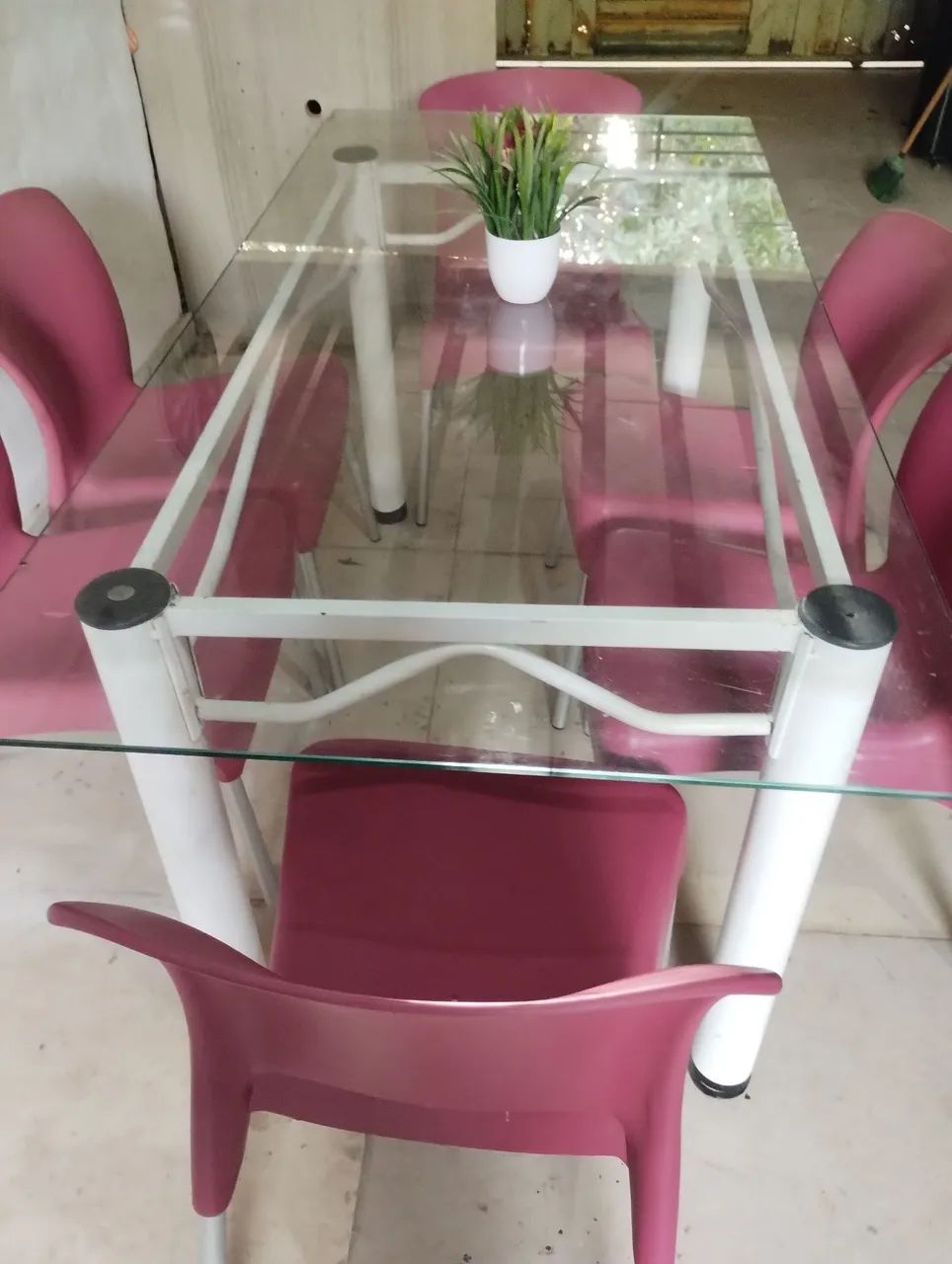 ENTREGO, conjunto de mesa com 6 cadeiras  - Foto 2
