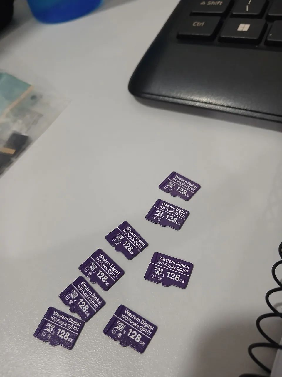 Cartões Micro Sd 128 Gb Western Purple Digital