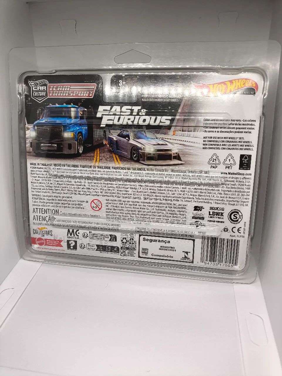 Hot Wheels Fast & Furious Team Transport LB-ER34 Super Silhouette