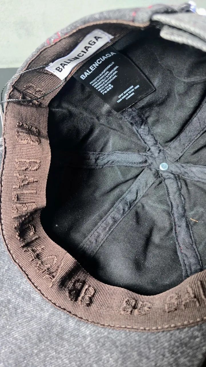 Boné Balenciaga Jeans Flame Cap - Foto 5