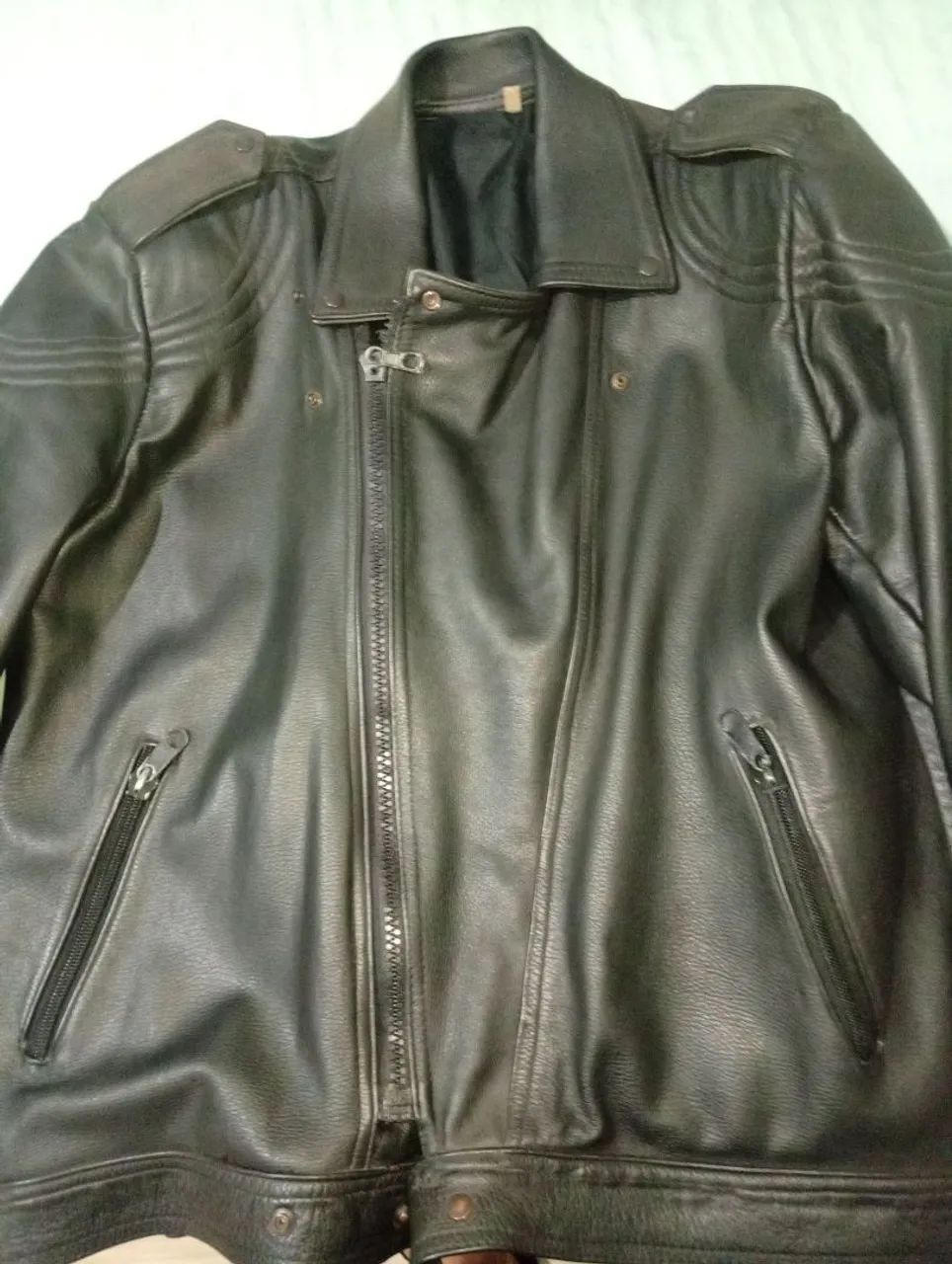 Jaqueta de couro masculino  - Foto 5
