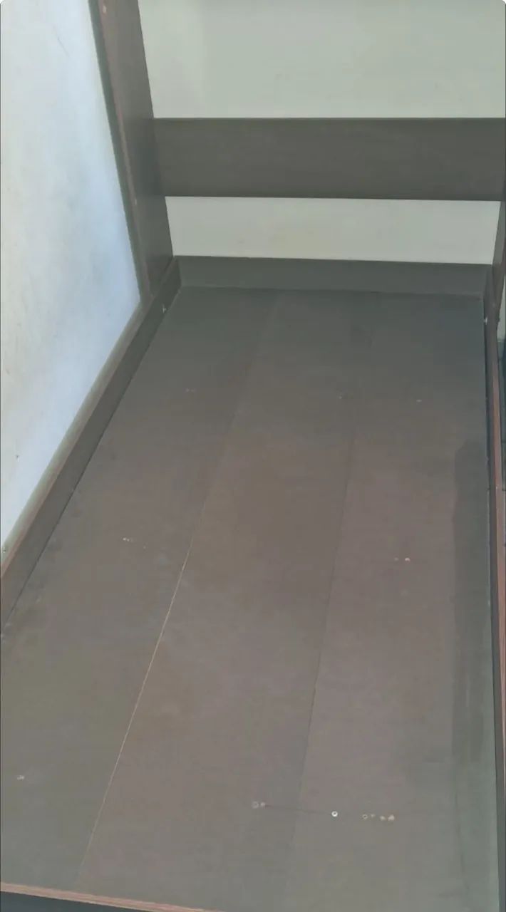 Cama solteiro retrátil mdp ( perfeito estado ) - Foto 2