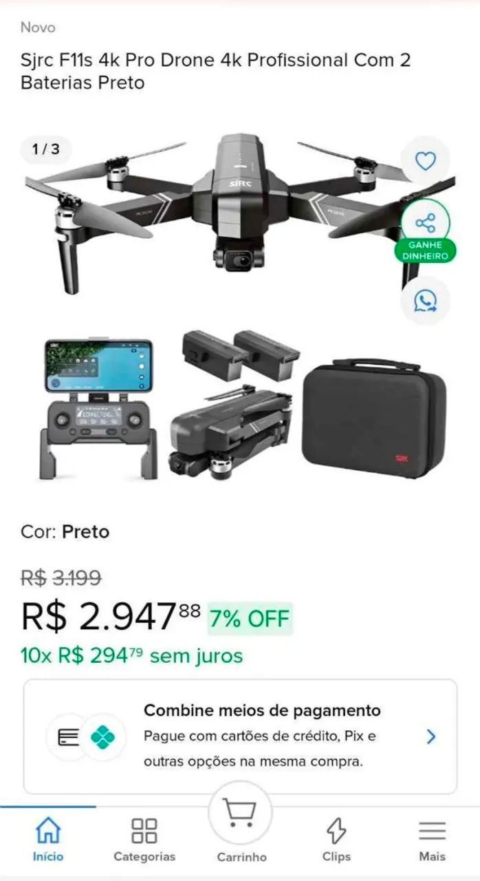 Drone F11S 4K  - Foto 5