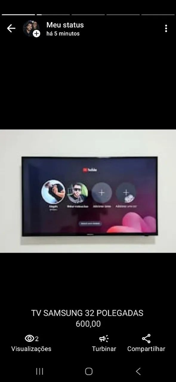  TV SMART SAMSUNG 32 POLEGADAS LEIA ANÚNCIO  - Foto 3