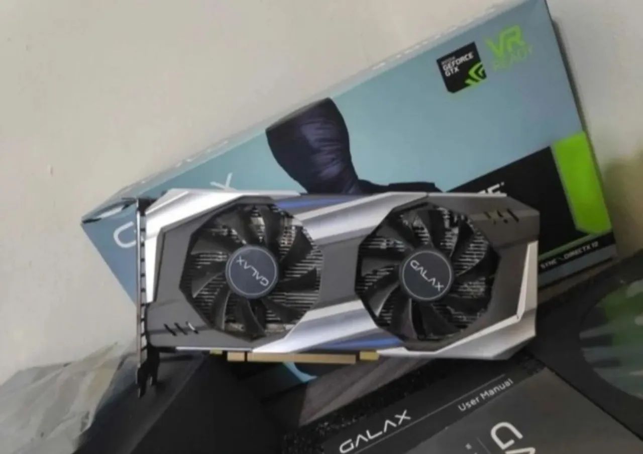 Placa de Vídeo Galax GeForce GTX 1060 OC Dual, 6GB GDDR5X, 192Bit 