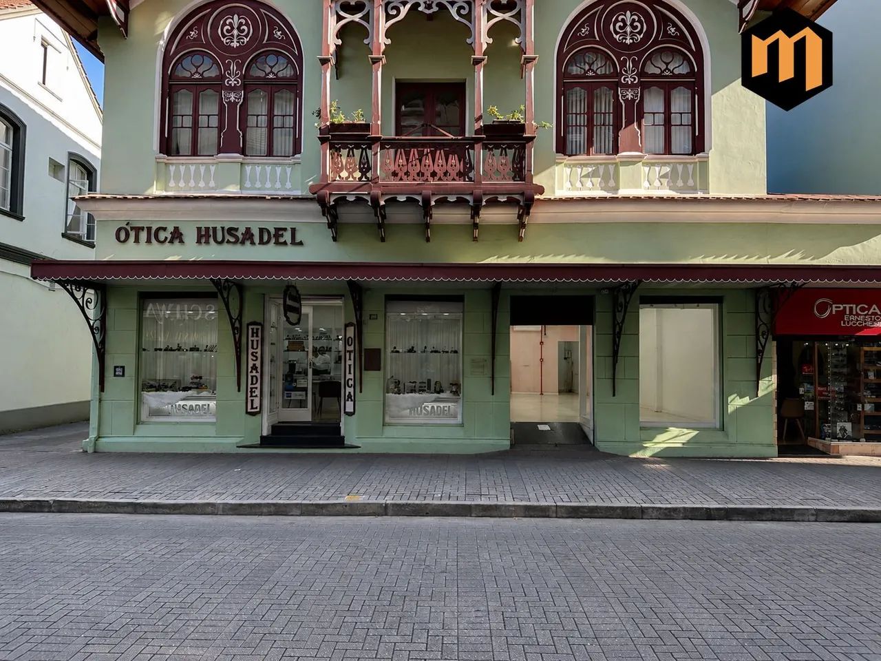 Sala Comercial no Centro de Blumenau  Rua XV de Novembro - Foto 2