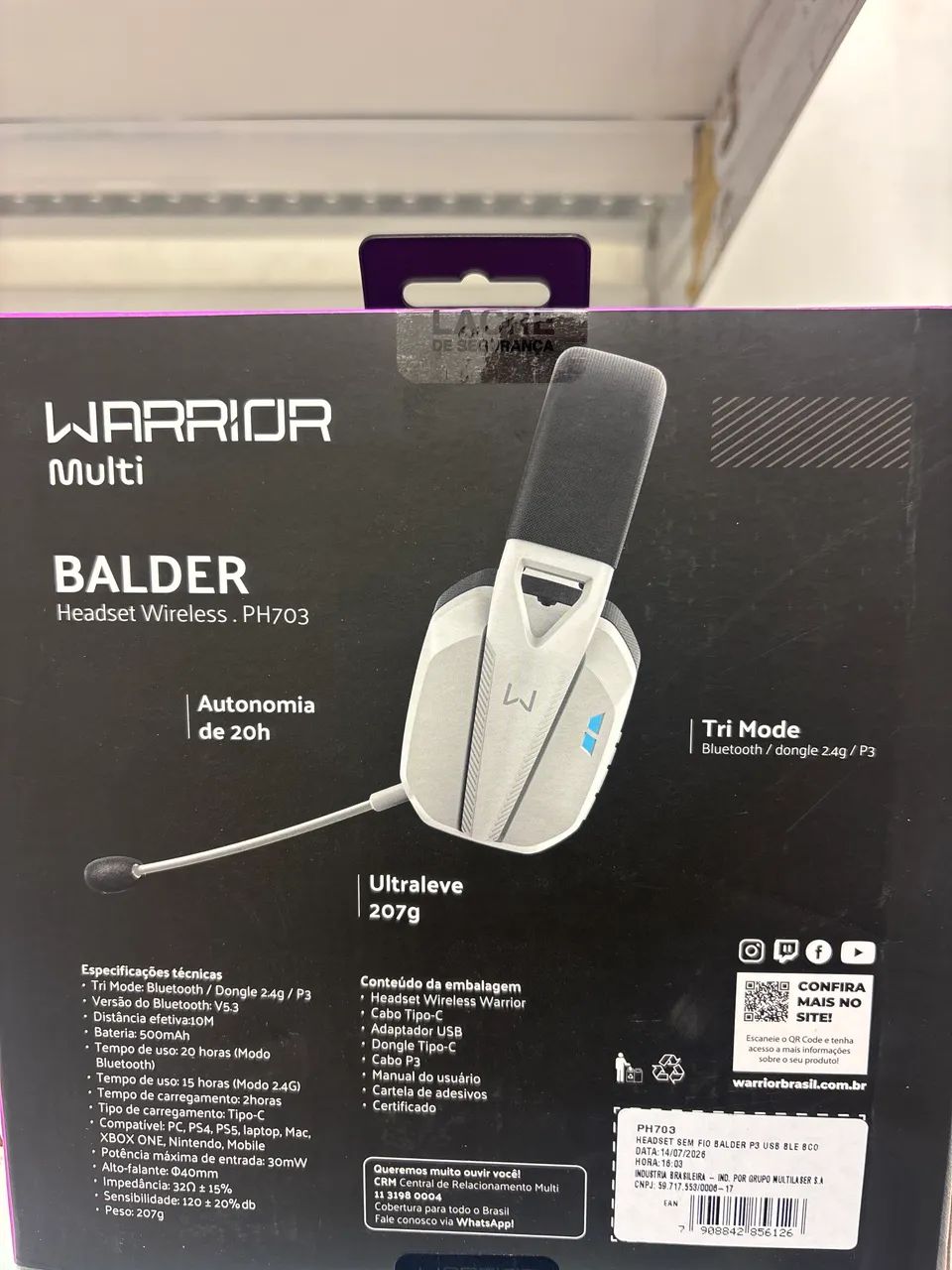 Headset Gamer Warrior Balder - Foto 5