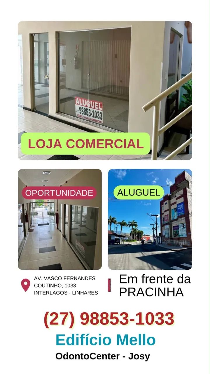 Alugo Loja bem localizado na praça do bairro Interlagos I