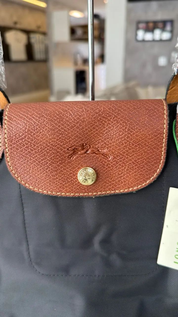 bolsa longchamp le pliage s preta - Foto 4