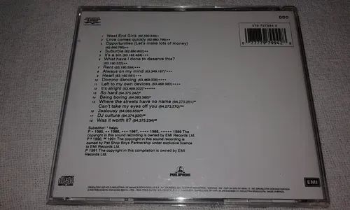Cd Pet Shop Boys Discography The Complete Singles Collection  - Foto 3