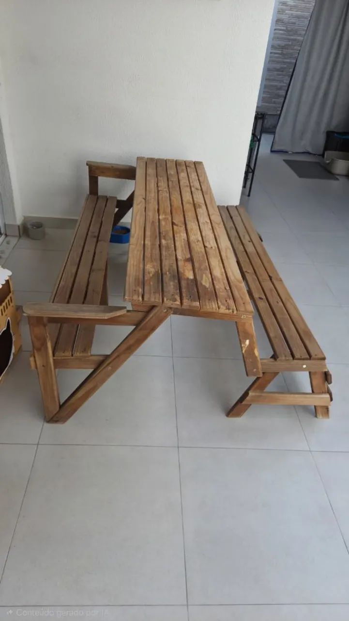 Cadeira que vira mesa - Foto 4