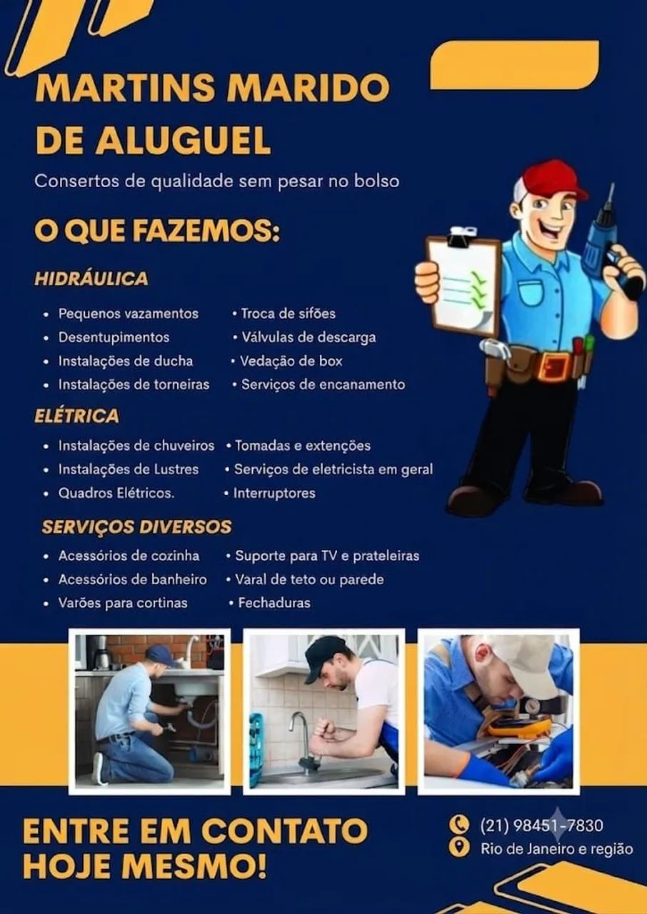 MARIDO DE ALUGUEL - FAZ TUDO.