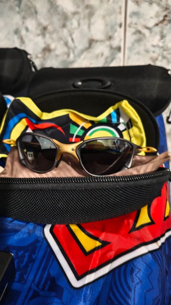 Oakley Doble X sere Ouro Banhada o Ouro - Foto 2
