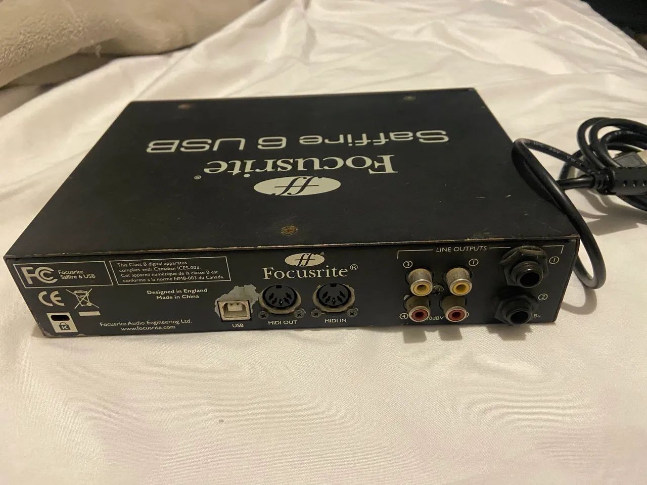 Interface de Áudio Focusrite Saffire 6 USB - Excelente Qualidade - Foto 2