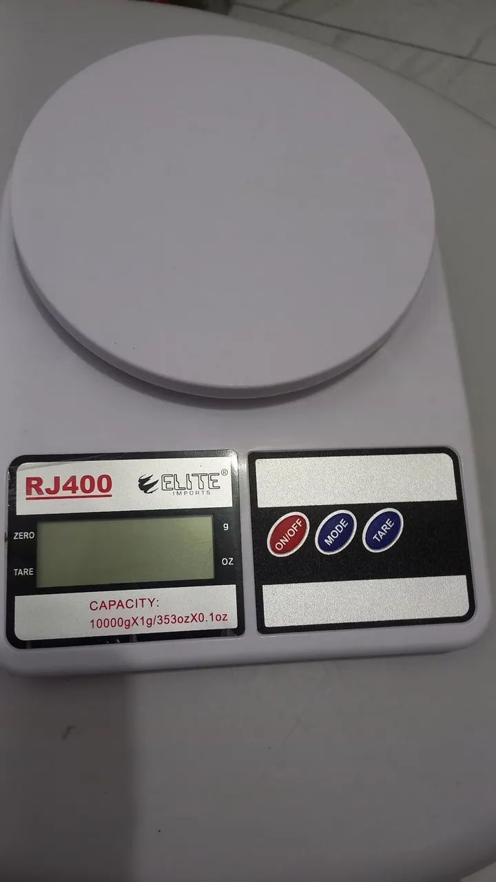 Balança nova já com as pilhas