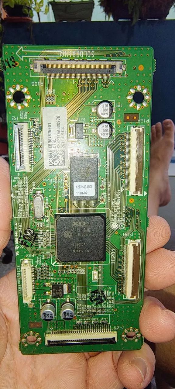 PLACA PLASMA LG 42PT250BT TCON EAX62117201 - Foto 6