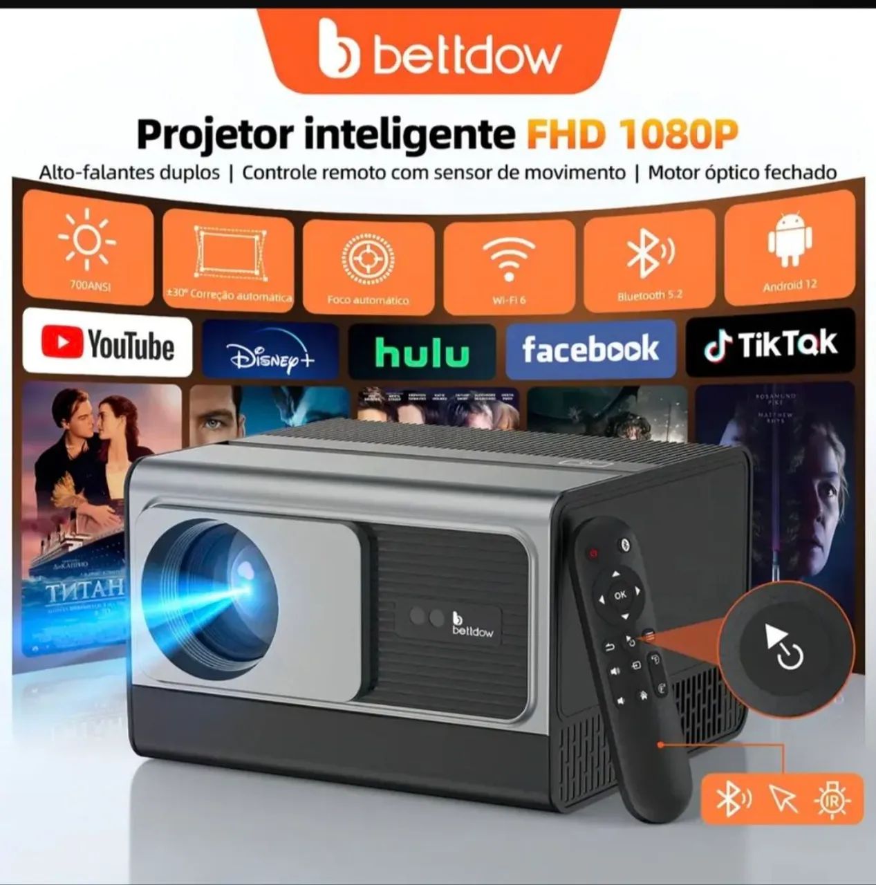 Projetor Bettdow ACC 1073 Original - Foto 2