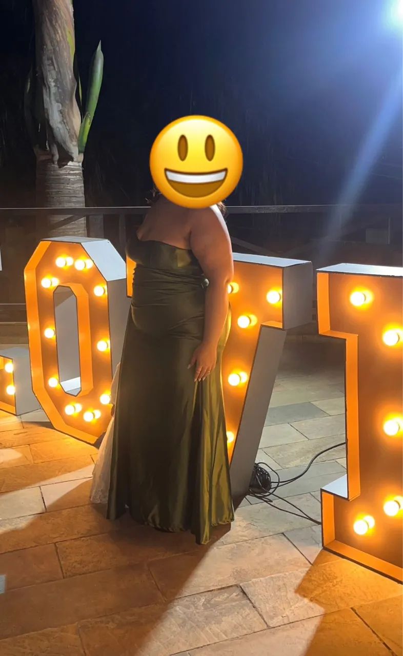 Vestido verde oliva  - Foto 4