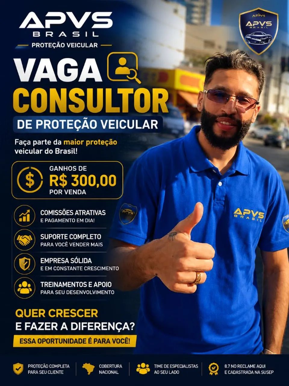Vaga consultor de proteção veicular  - Foto 2