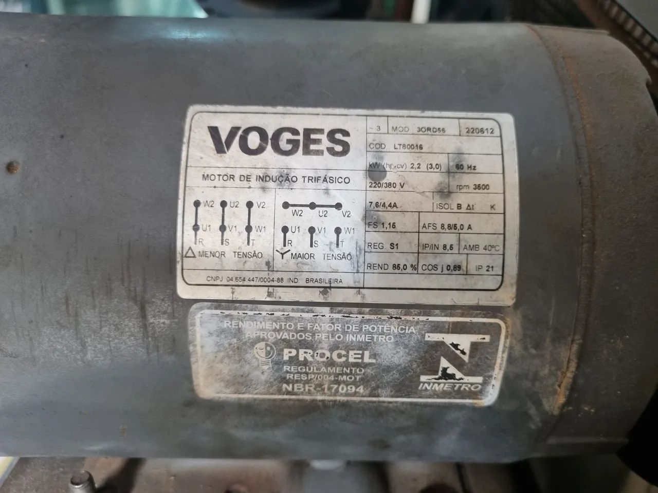 Vende-se 01 compressor CHIAPERINI 200 L - Foto 4