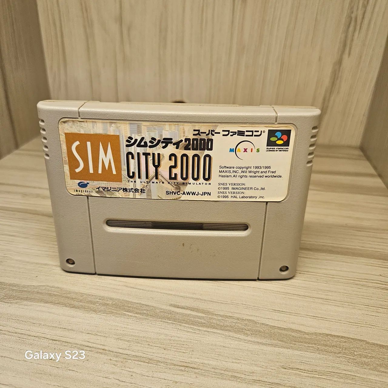 Sim City 2000 super famicom original 