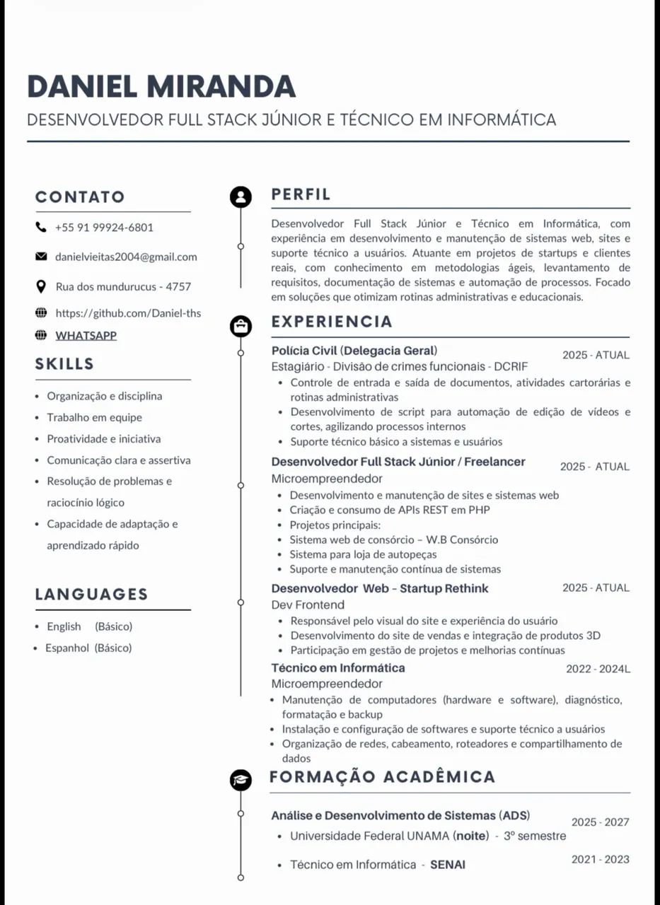 Programador / Desenvolvedor 