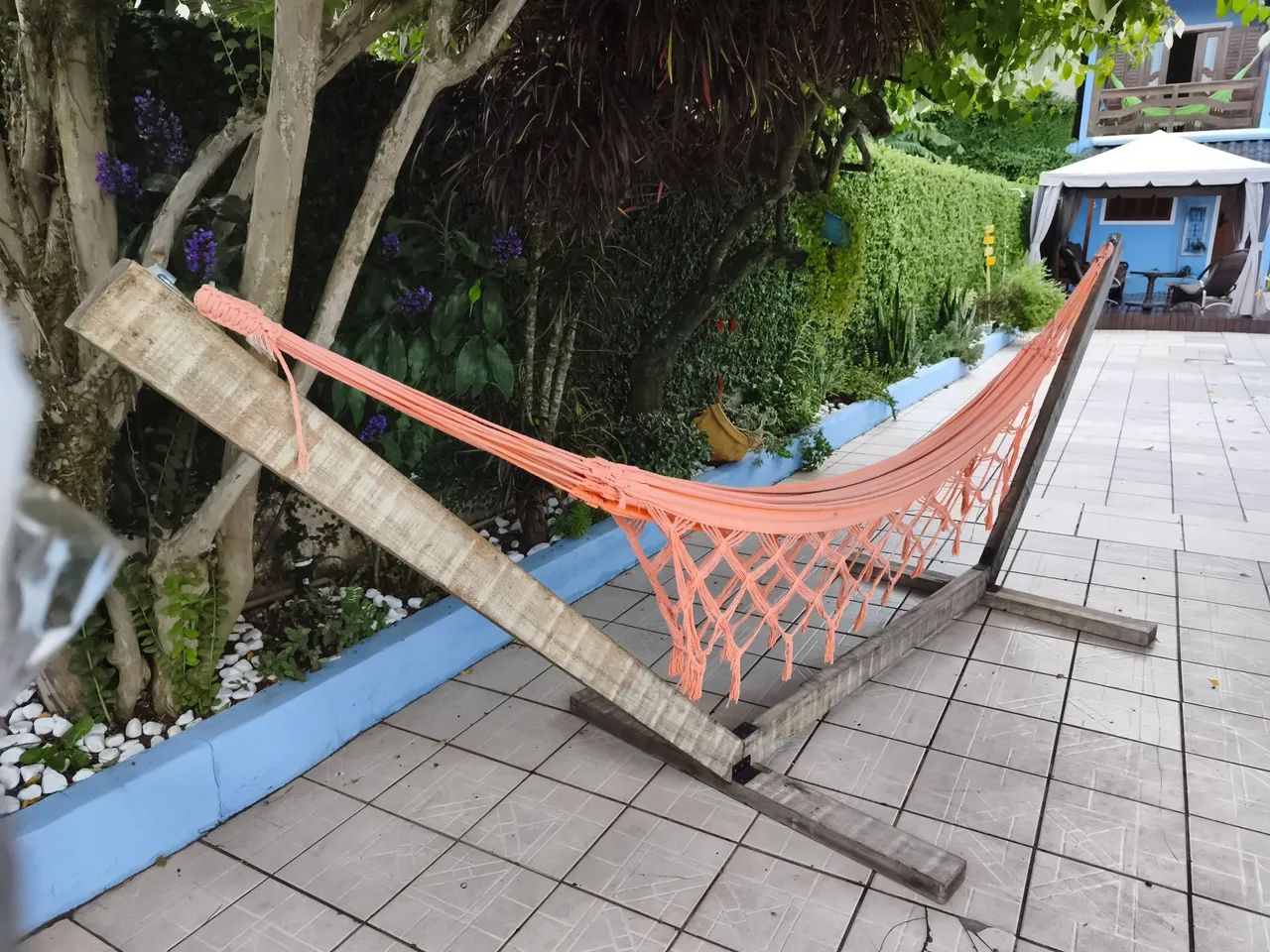 Suporte rede portátil em madeira de lei. - Foto 2