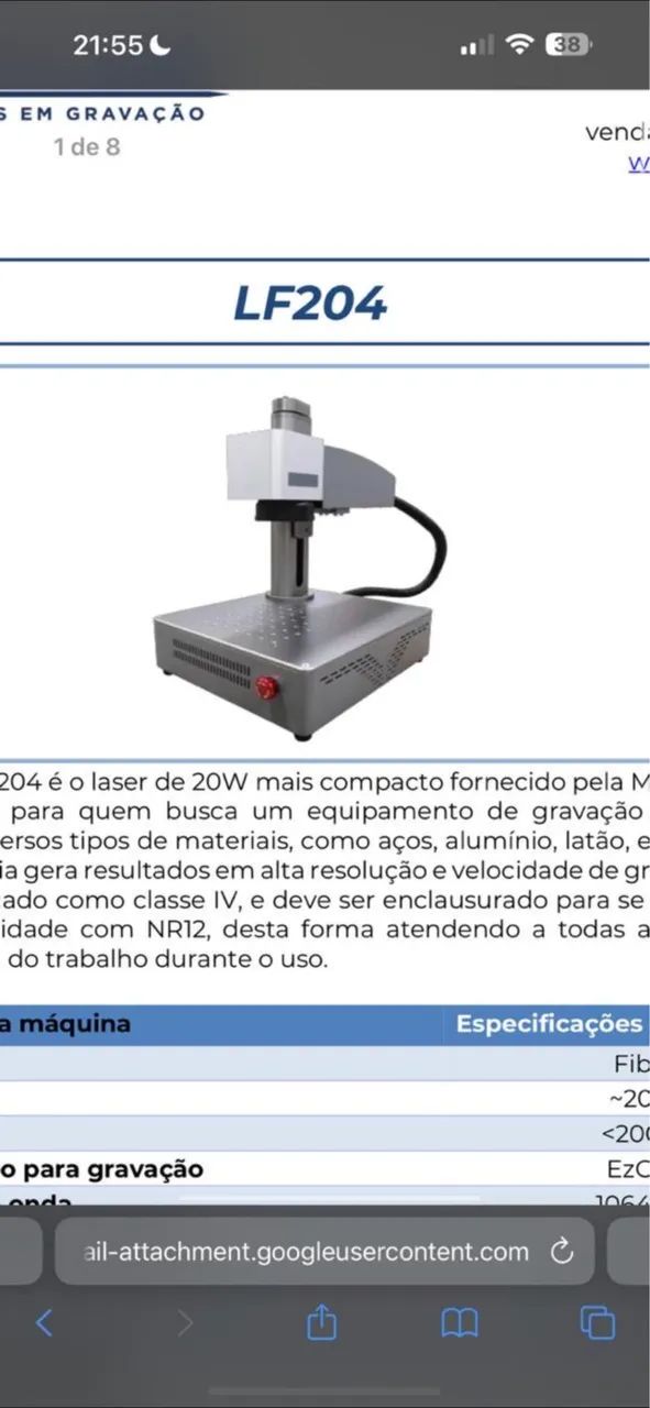 Máquina Laser 20W - Foto 3