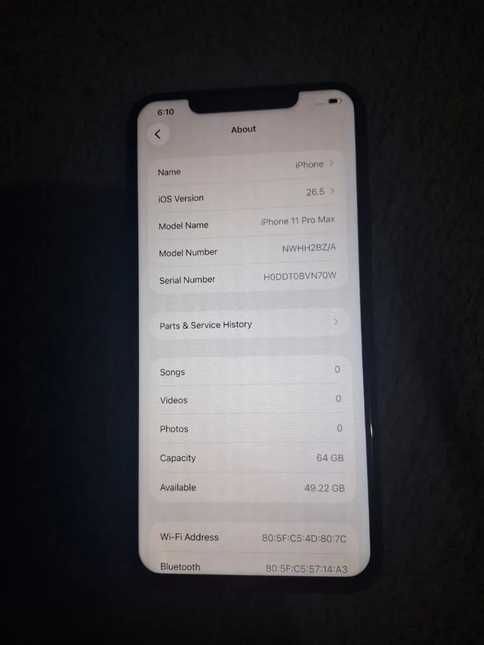 Iphone 11 pro max 64gb funcionando perfeitamente tudo original  - Foto 3