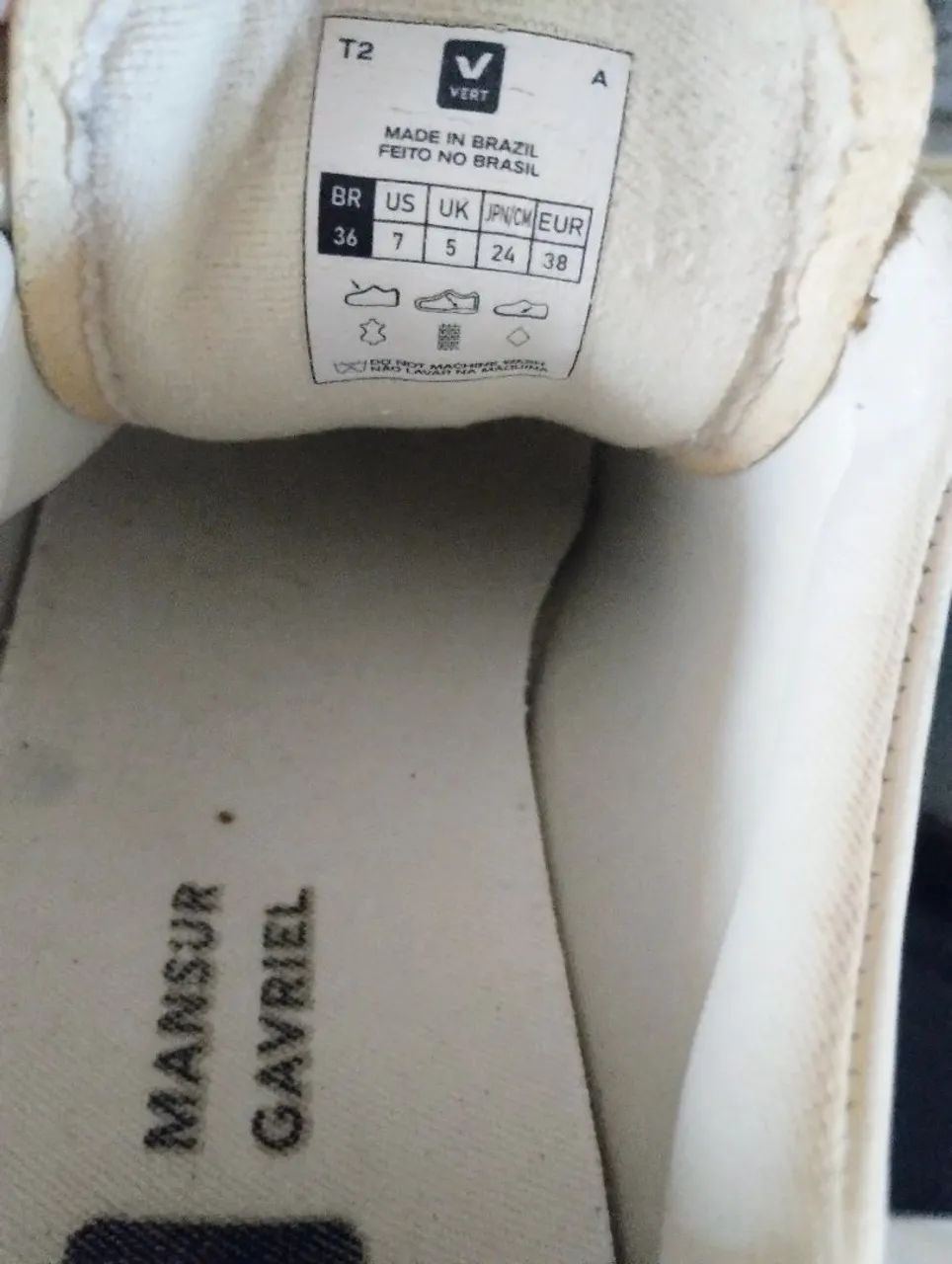 Tênis vert gravriel off white - Tam 36 - Foto 2