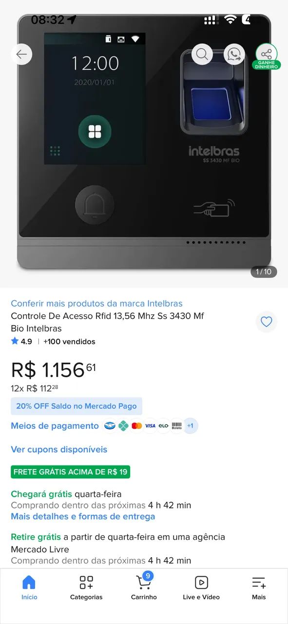 Controlador de acesso intelbras  - Foto 3