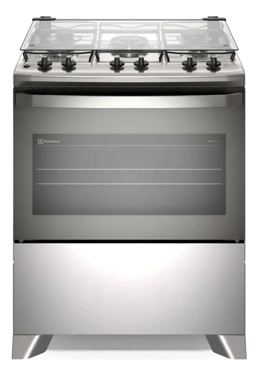 Fogão eletrolux inox 5 bocas