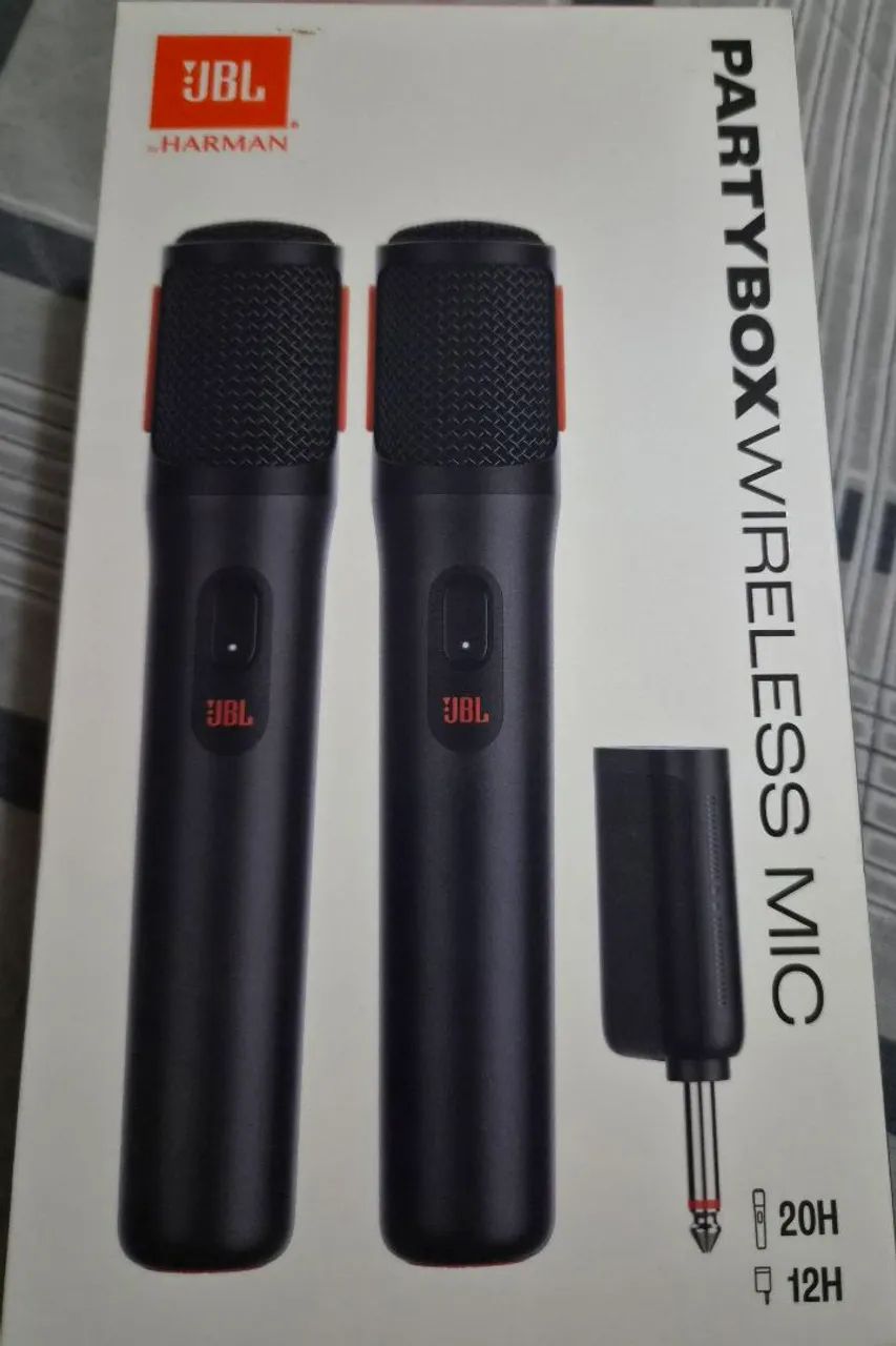 Microfone Bastao Duplo sem Fio JBL - Foto 3