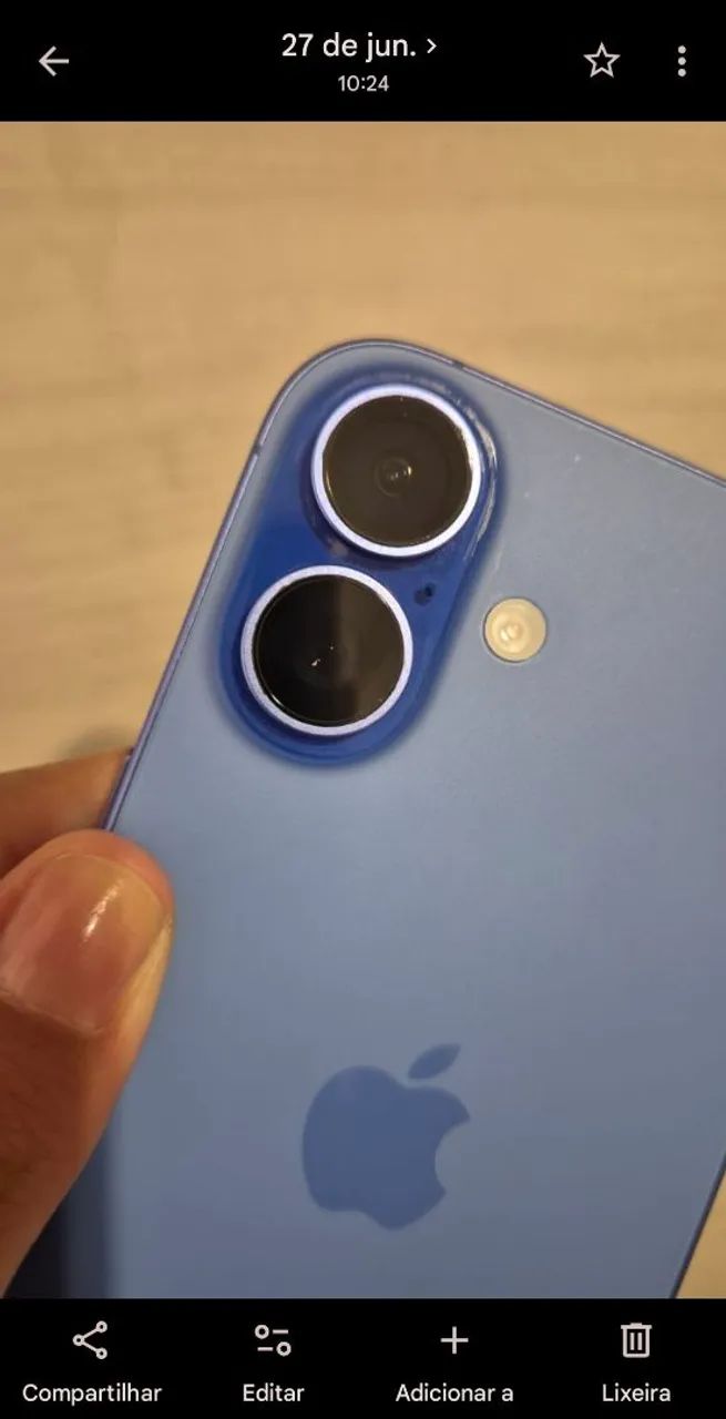 Iphone 16 azul 128G