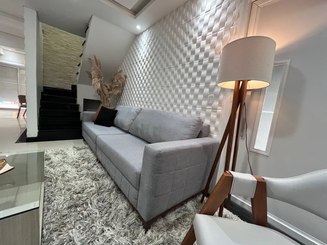 Sofá living slim semi novo - Foto 2