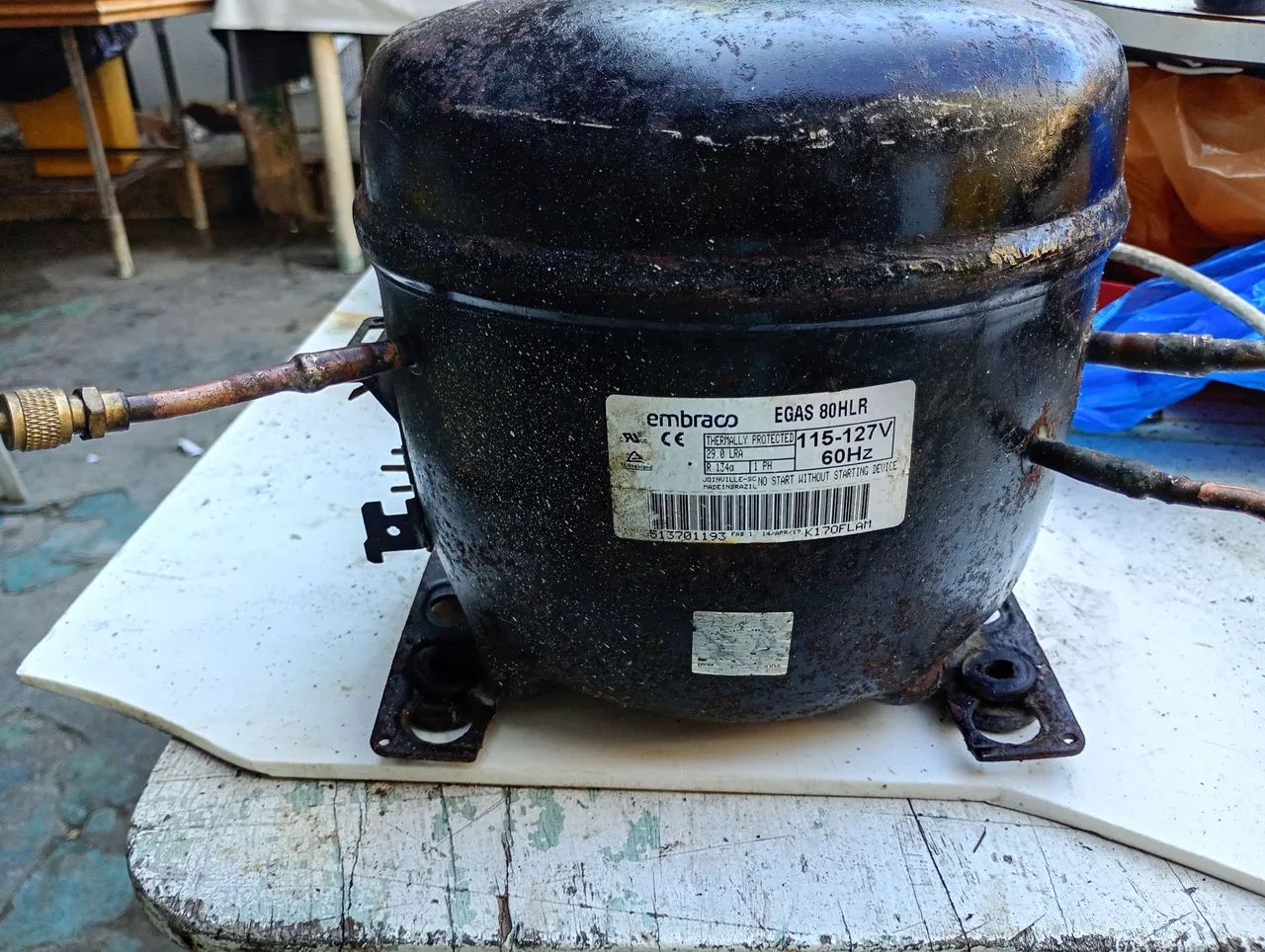 Motor compressor pra freezer 1/4 