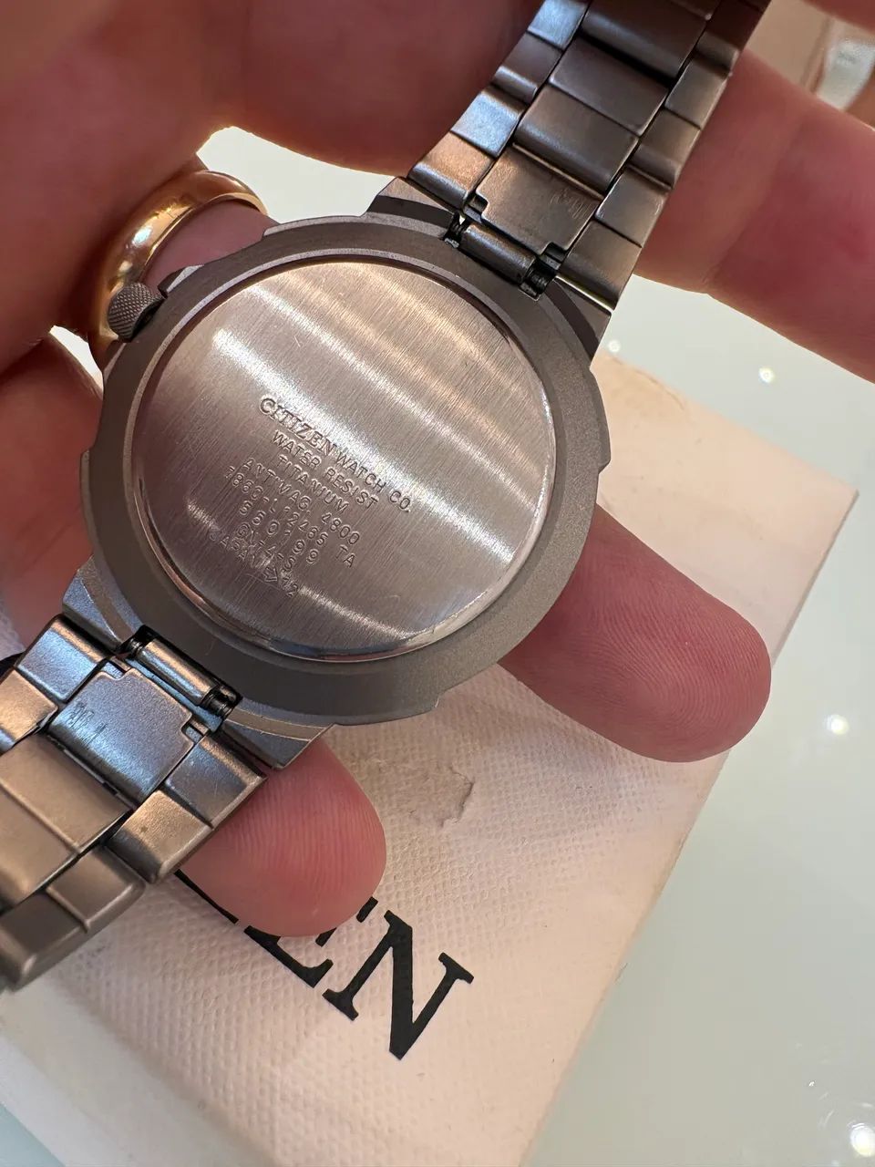 Citizen interceptor solar full Titanium - Raríssimo em excelente estado  - Foto 4