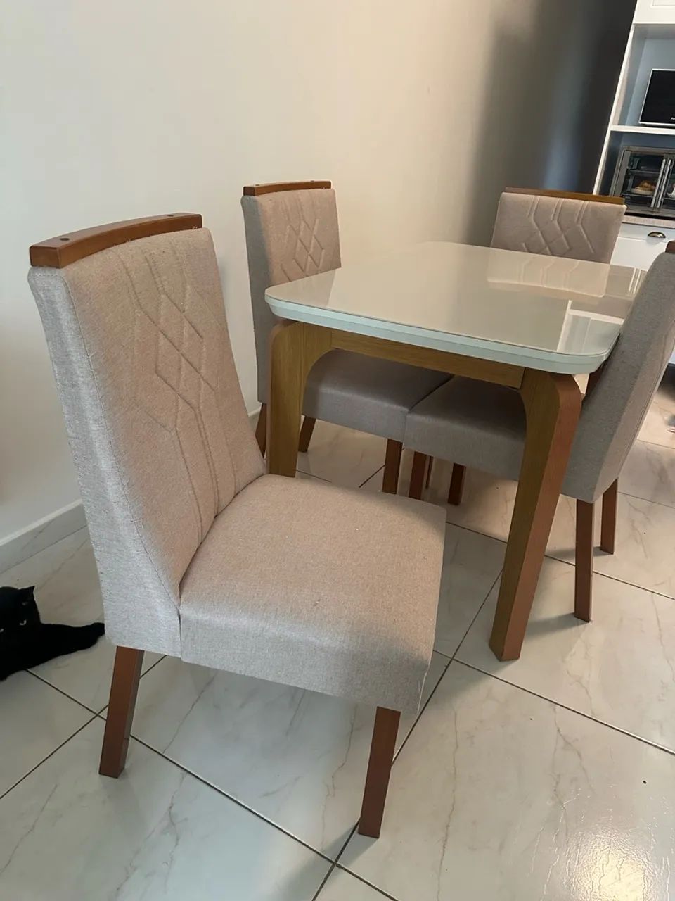 Conjunto de jantar - mesa + 4 cadeiras  - Foto 5